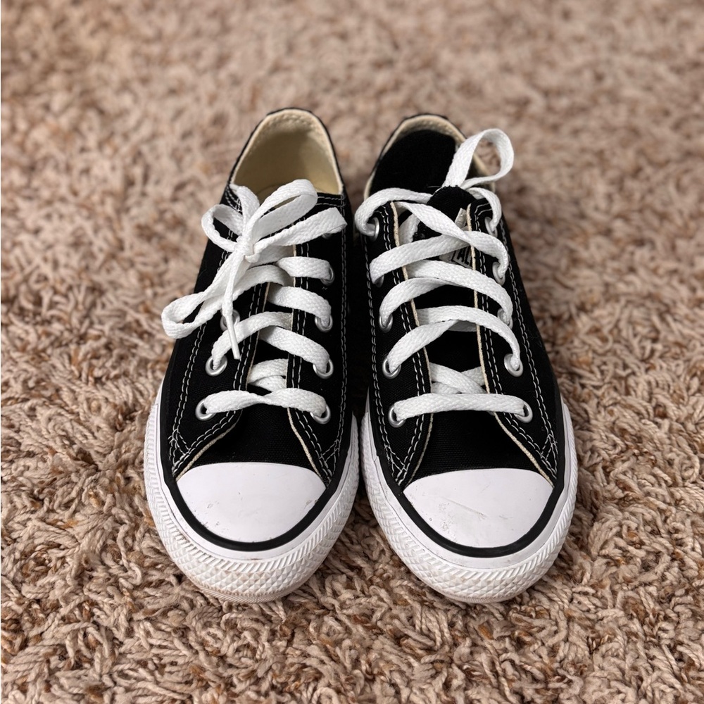 Converse Kids Black and White Sneakers